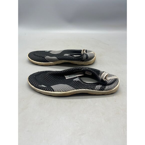 Speedo Mesh Water Shoes black gray pull on size 7/8 M READ - Picture 5 of 6